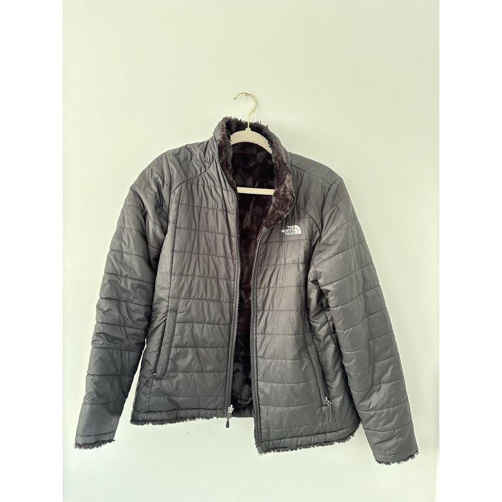 The North Face Black Reversible Jacket Small Sherpa
